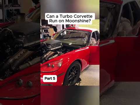 Can a Turbo Corvette Run on Moonshine-p5#cleetusm #cleetusmcfarland #golfcart #fyp #engine