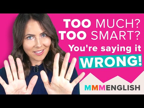 How To Use TOO | Stop Making This Common Mistake in English!