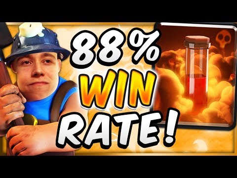 88% WIN RATE! BEST MINER POISON DECK — Clash Royale