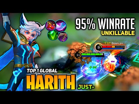 Harith Offlane Monster! 95% WINRATE Current [Top 1 Global Harith] by Just- - Mobile Legend