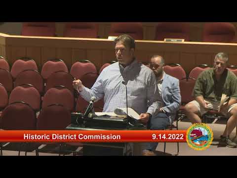9.14.2022 Historic District Commission