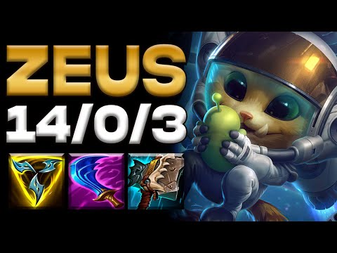 Zeus Gnar vs Renekton / LOL KR Patch 12.16