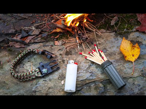 FLINT vs LIGHTER vs MATCHES | Fire Starter Shootout
