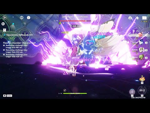 C0 yae miko hyperbloom spiral abyss 4.5 | genshin impact