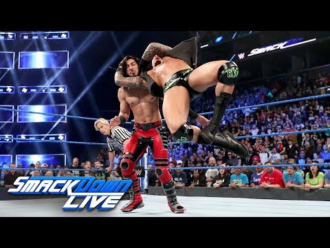 Ali, Ricochet & Aleister Black vs. Andrade, Rusev & Shinsuke Nakamura: SmackDown LIVE, April 9, 2019