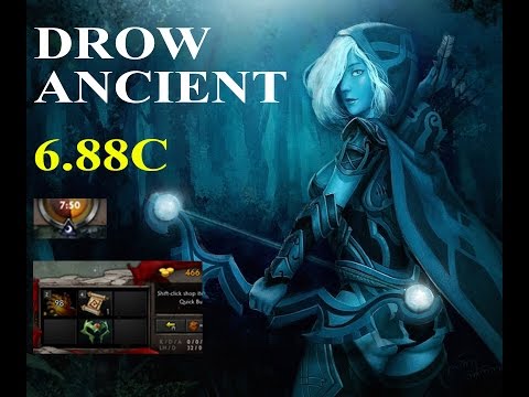 Drow Ranger Jungle 6.88c. Patch 7 mins midas