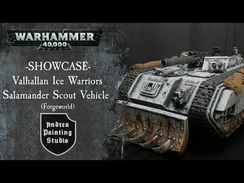 Showcase: Astra Militarum Salamander scout vehicle - Valhallan Ice Warriors
