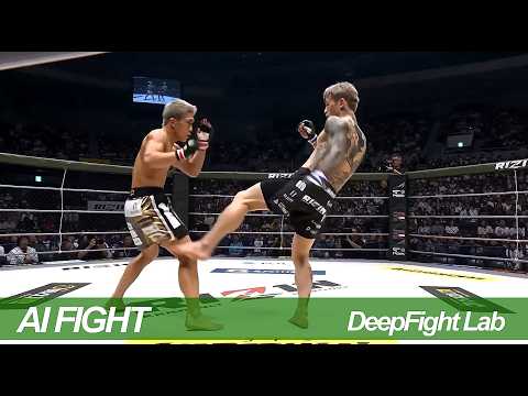 AI Fight | 秋元強真 vs 平本蓮 / Akimoto Kyoma vs Ren Hiramoto【サウスポー対決 Seedance 2.0】