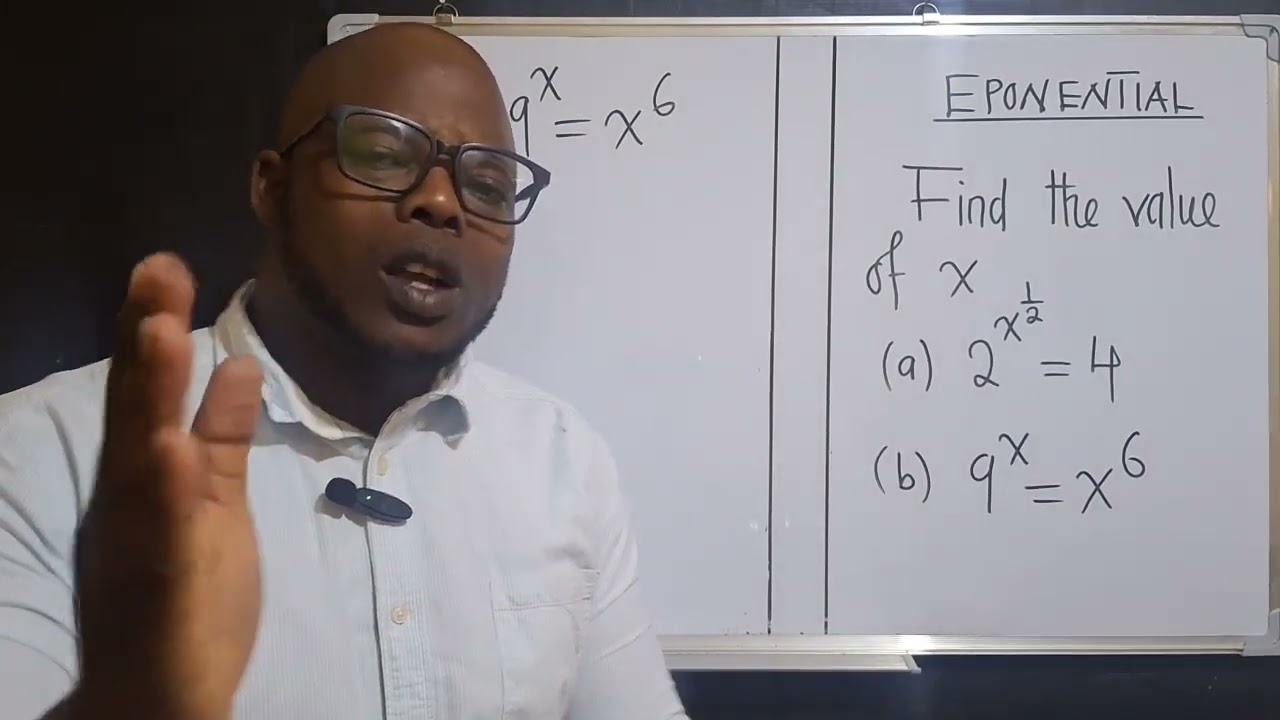 Nice and Easy | Exponential Equations | Exponential Problems.