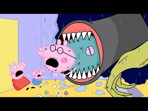 Peppa Pig Siren Head Attacks