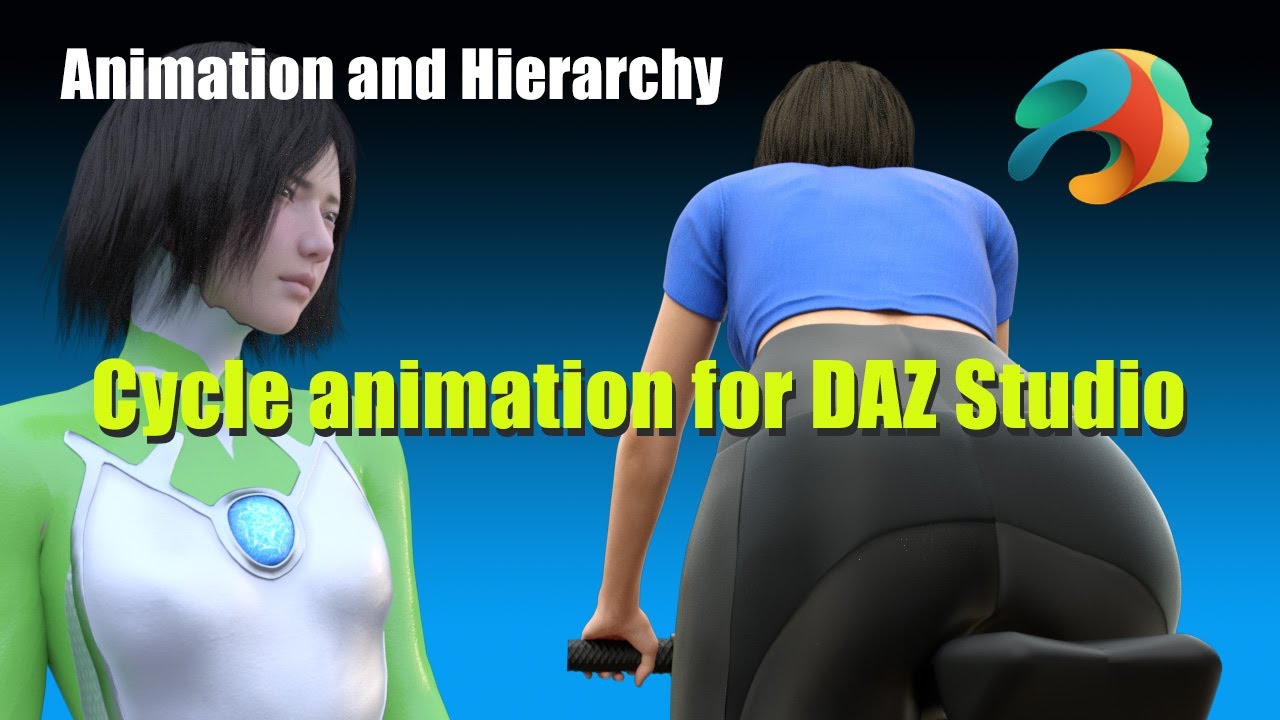 Cycle animation for Daz Studio.  #DAZ3D #dazstudio #animation