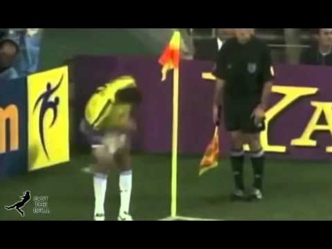 Rivaldo pretends to be hit in the face, gets Turkey player sent off - 2002 World Cup