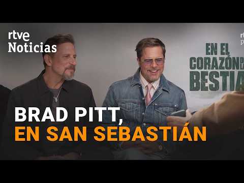 Brad Pitt, estrella absoluta en San Sebastián | RTVE Noticias