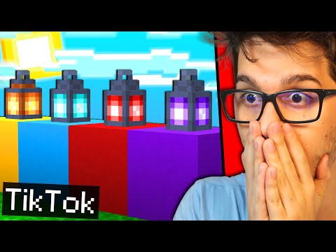 PROVO I TIKTOK PIÙ ASSURDI DI MINECRAFT 1.17 - ITA