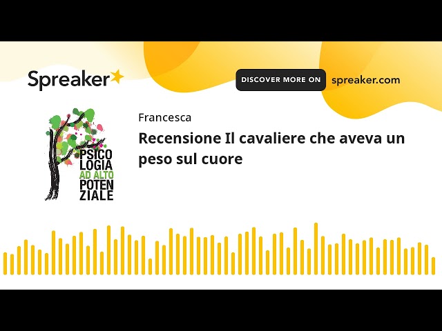 Vídeo relacionado con Il cavaliere che aveva un peso sul cuore. Una storia indimenticabile per ritrovare la felicità e la serenità (Tascabili Piemme)