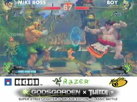 Mike Ross (E.Honda) vs. Ojison Boy (Sagat) SSF4:AE