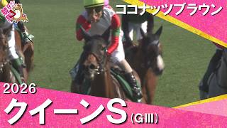 【待望の重賞初制覇！】2026年クイーンステークス(ＧⅢ) ココナッツブラウン 【カンテレ公式】