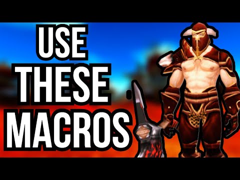 You MUST Use These Warrior Macros | WoW Classic