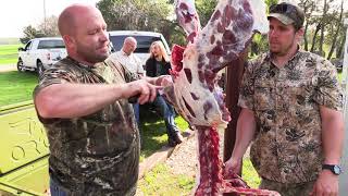 Spirit Wild Ranch w/Ted Nugent // Processing the Oryx after the kill