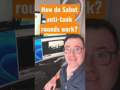 How do anti-tank Sabot (APFSDS) kinetic penetrator rounds work?