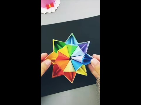 How to Make a Paper craft - MOVING FLEXAGON - This Toy Moves Forever!