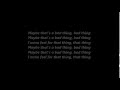 Kiesza ft. Joey Bada$$ - Bad Thing Lyrics