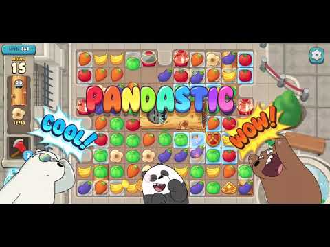 We Bare Bears Match3 Repairs Level 363 - No Boosters