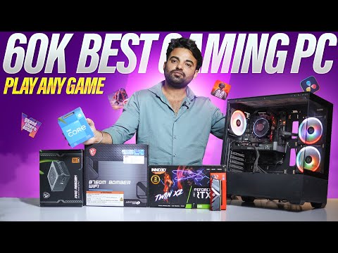 🔥 Best ₹60,000 PC Build 2025 | Intel i5 12400F | Gaming + Editing Monster 💻 2026