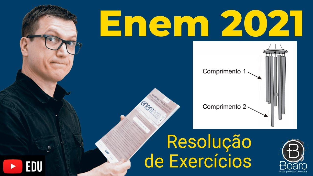 ENEM 2021 - RESOLUÇÃO dos EXERCÍCIOS - O sino dos ventos é composto por várias barras metálicas