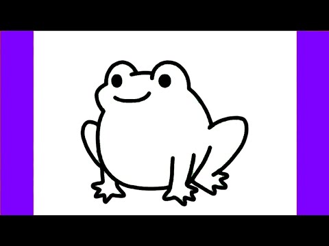 😊 HOW TO DRAW A FROG