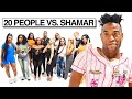 20 PEOPLE VS 1 COMEDIAN SHAMAR