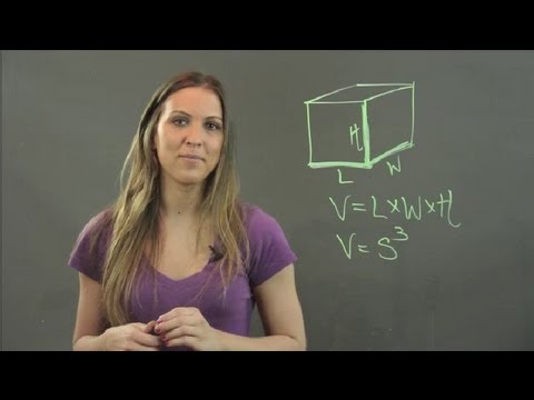 Part of a video titled What Is the Length, Width & Height of a Cube? : Math Tutorials - YouTube