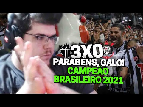CASIMIRO REAGE: ATLÉTICO-MG 3X0 CORINTHIANS PELA 31ª RODADA DO BRASILEIRÃO 2021 l Cortes do Casimito