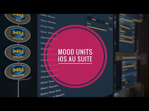 Mood Units AU analogue samples & fx suite for iOS by Rob Jackson - full walkthrough