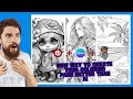 NEW Way to Create your COLORING PAGE Without Ai - AI ALTERNATIVE #kdp