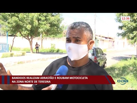 Bandidos realizam arrastão e roubam motocicleta na zona norte de Teresina 03 02 2021