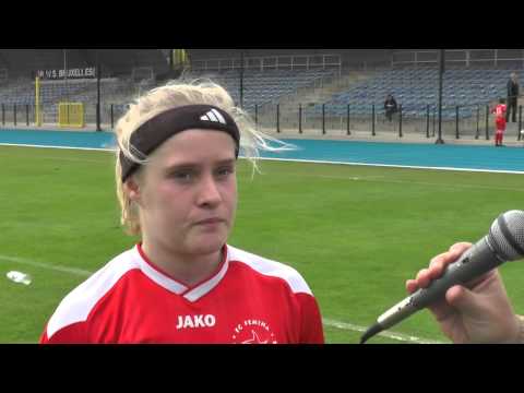 Jana Simons na de wedstrijd Woluwe-Sinaai op 12.04.2014