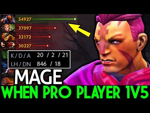 MAGE [Anti Mage] ProTryhard 1v5 Insane Farming Crazy Game 7.22 Dota 2