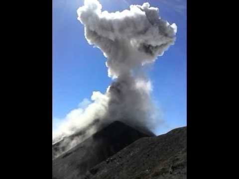 Fuego's eruption 24 Jan 2015
