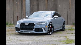 Nardo Gray 2017 Audi RS7 with an APR ECU tune! Full walk around and video tour...