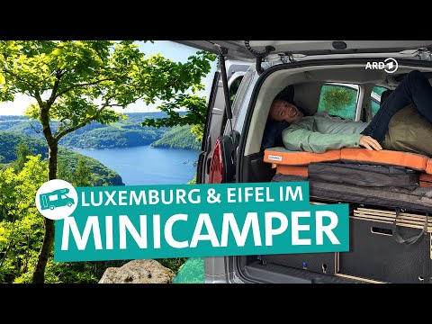 Mini camper meets mega bunker: Two nights, two extremes, one camping experiment | ARD Reisen
