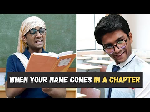 When your name comes in a chapter | Manish Kharage #shorts