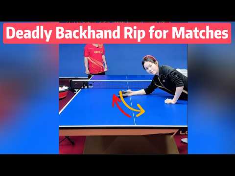 🏓💥Make Your Backhand Rip More Effective in Matches