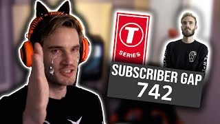 pewdiepie almost lost against t-series... *no clickbait*