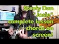 Steely Dan "Josie" - full song guitar lesson | all chords on screen | Weekend Wankshop 221