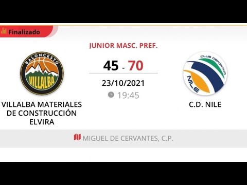 Junior masc D VILLALBA MATERIALES ELVIRA - NILE
