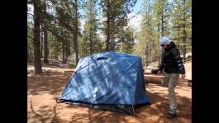 preview picture of video 'Eureka Car Camping Tent set up, Bryce Canyon'