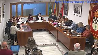 Ayuntamiento de Nuevo Baztán | Pleno  Extroridnario 19 Febrero 2025