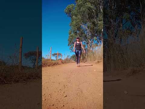 Caminhada sertaneja Comunidade Santa Rita município Vianópolis Goiás Brasil