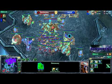 ZeroZergling vs Unknown PvZ Starcraft 2